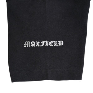 CHROME HEARTS クロムハーツ Max Field マックスフィールド Tシャツ ブラック ホワイト 大判ダガープリント 美品 中古 4a003861