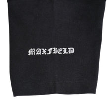 画像をギャラリービューアに読み込む, CHROME HEARTS クロムハーツ Max Field マックスフィールド Tシャツ ブラック ホワイト 大判ダガープリント 美品 中古 4a003861