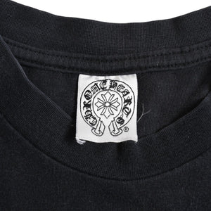 CHROME HEARTS クロムハーツ Max Field マックスフィールド Tシャツ ブラック ホワイト 大判ダガープリント 美品 中古 4a003861