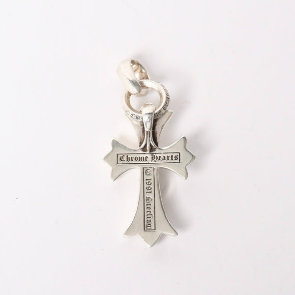 極美品 CHROME HEARTS クロムハーツ CH CRS SML W/BALE スモールCHクロス Wベイルペンダントトップ チャーム 重量約24.4g 中古 4a004091