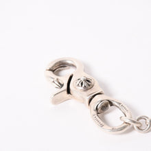 画像をギャラリービューアに読み込む, 極美品 CHROME HEARTS クロムハーツ クロスボール ショート ウォレットチェーン 1クリップ 14ボール 132.8g シルバー925 中古 4a004094