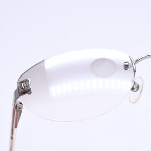 CHANEL シャネル リムレス サングラス アイウェア 4069 c.124/6I サイズ58□18 130 ココマーク シルバー クリア 美品 中古 4a003996