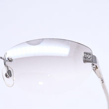 画像をギャラリービューアに読み込む, CHANEL シャネル リムレス サングラス アイウェア 4069 c.124/6I サイズ58□18 130 ココマーク シルバー クリア 美品 中古 4a003996
