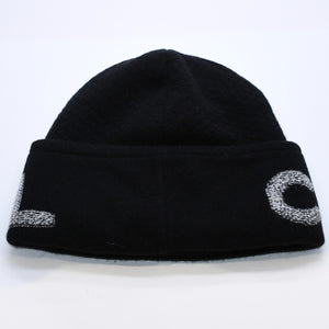 Like new CHANEL Beanie Knit Cap Free Size Black White Wool Cashmere A$AP Bari worn model Used 4a003579