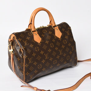 LOUIS VUITTON ルイヴィトン ハンドバッグ 2way M41112 スピーディバンドリエール30 モノグラム 中古 4a003952