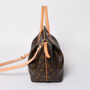 Very Good Condition LOUIS VUITTON Handbag 2WAY Handbag Turen PM M48813 Monogram Gold Hardware Used 4a004207