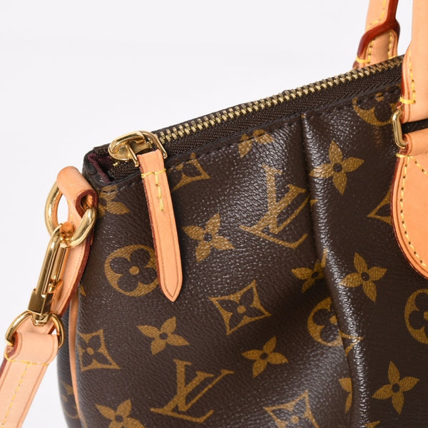 Very Good Condition LOUIS VUITTON Handbag 2WAY Handbag Turen PM M48813 Monogram Gold Hardware Used 4a004207