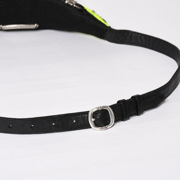 CHROME HEARTS クロムハーツ #1 SNAT PACK NYLON スナットパック ショルダーバッグ ダガー ガンスリンガー ライムグリーン 美品 中古 4a003997