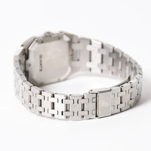 AUDEMARS PIGUET ROYAL OAK Watch 6010ST Quartz Square SS Black Dial Good Condition Used 4a004003