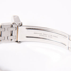 AUDEMARS PIGUET ROYAL OAK Watch 6010ST Quartz Square SS Black Dial Good Condition Used 4a004003