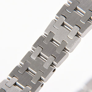 AUDEMARS PIGUET ROYAL OAK Watch 6010ST Quartz Square SS Black Dial Good Condition Used 4a004003