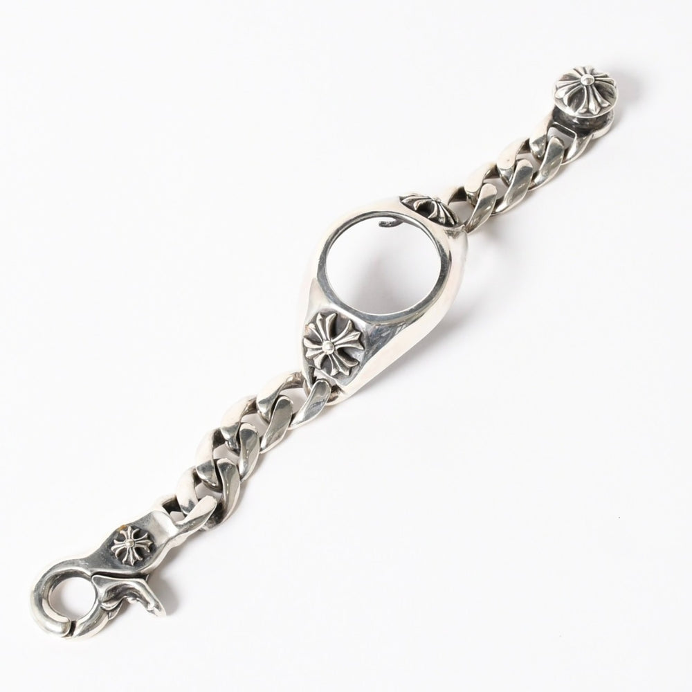 極美品 CHROME HEARTS クロムハーツ ROLEX ロレックス ウォッチケース 重量約147.00g クラシックリンク 7リンク 1クリップ 中古 4a001802