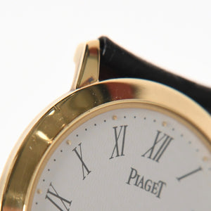 PIAGET ピアジェ PIAGET ピアジェ ALTIPLANO アルティプラノ 腕時計 9920 重量約33.87g 手巻き K18YG 750刻印 白文字盤 美品 中古 4a004002