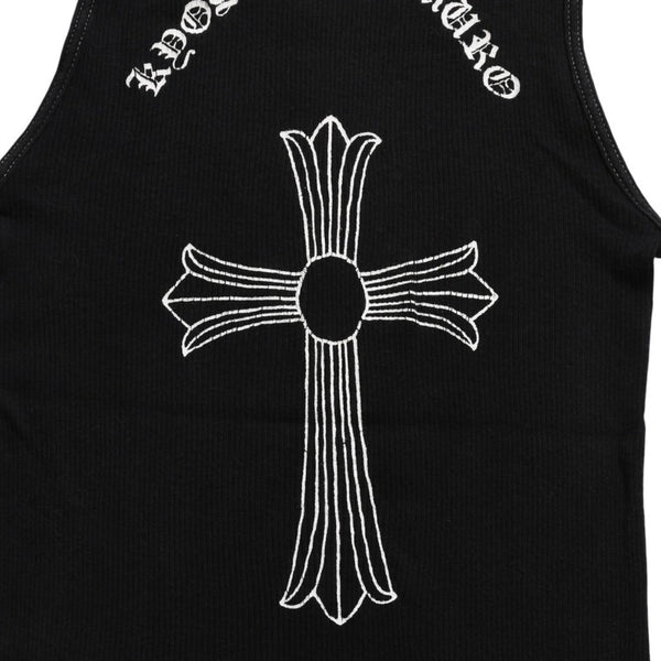 CHROME HEARTS CHROME HEARTS x Kyosuke Himuro Collaboration Tank Top Sleeveless 1998 Tour Limited CH Cross Scroll Label M Size Black Good Condition Used 4a004007