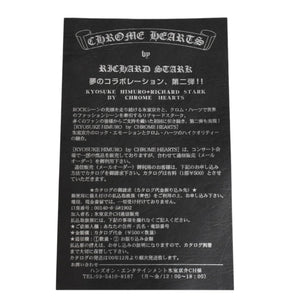 CHROME HEARTS CHROME HEARTS x Kyosuke Himuro Collaboration Tank Top Sleeveless 1998 Tour Limited CH Cross Scroll Label M Size Black Good Condition Used 4a004007