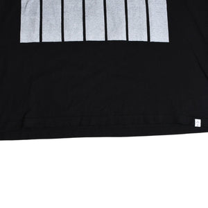 FACETASM 7 BARS TEE Short Sleeve T-shirt SR-TEE-U10 Cut and Sew Black Flag Black 5 Sizes Big Silhouette Slit Good Condition Used 4a003420