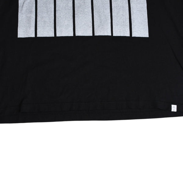 FACETASM 7 BARS TEE Short Sleeve T-shirt SR-TEE-U10 Cut and Sew Black Flag Black 5 Sizes Big Silhouette Slit Good Condition Used 4a003420