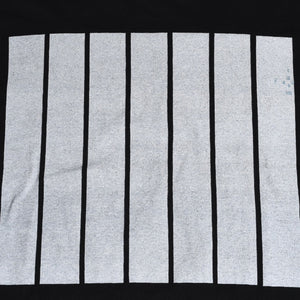 FACETASM 7 BARS TEE Short Sleeve T-shirt SR-TEE-U10 Cut and Sew Black Flag Black 5 Sizes Big Silhouette Slit Good Condition Used 4a003420