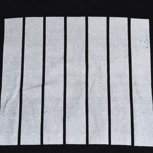 FACETASM 7 BARS TEE Short Sleeve T-shirt SR-TEE-U10 Cut and Sew Black Flag Black 5 Sizes Big Silhouette Slit Good Condition Used 4a003420