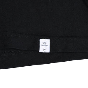 FACETASM 7 BARS TEE Short Sleeve T-shirt SR-TEE-U10 Cut and Sew Black Flag Black 5 Sizes Big Silhouette Slit Good Condition Used 4a003420