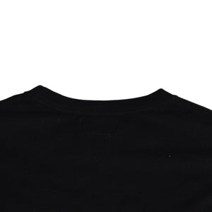 FACETASM 7 BARS TEE Short Sleeve T-shirt SR-TEE-U10 Cut and Sew Black Flag Black 5 Sizes Big Silhouette Slit Good Condition Used 4a003420