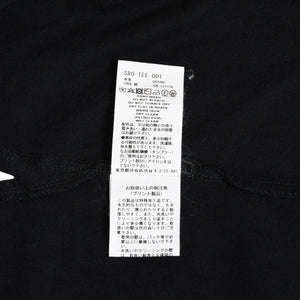 FACETASM 7 BARS TEE Short Sleeve T-shirt SR-TEE-U10 Cut and Sew Black Flag Black 5 Sizes Big Silhouette Slit Good Condition Used 4a003420