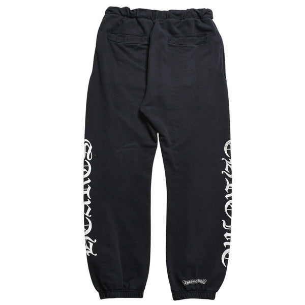CHROME HEARTS Sweatpants Horseshoe Cotton Black White Size M Good Condition Used 4a003784