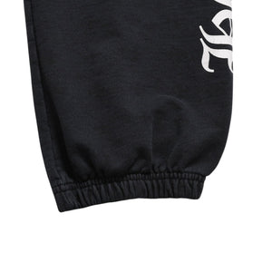 CHROME HEARTS Sweatpants Horseshoe Cotton Black White Size M Good Condition Used 4a003784