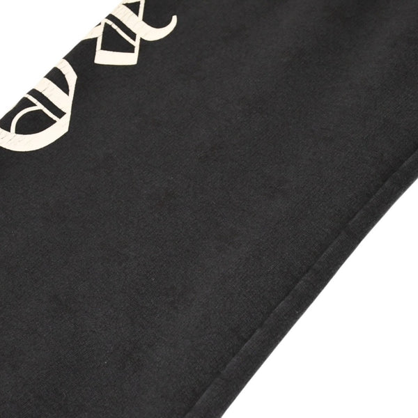 CHROME HEARTS Sweatpants Horseshoe Cotton Black White Size M Good Condition Used 4a003784