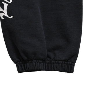 CHROME HEARTS Sweatpants Horseshoe Cotton Black White Size M Good Condition Used 4a003784