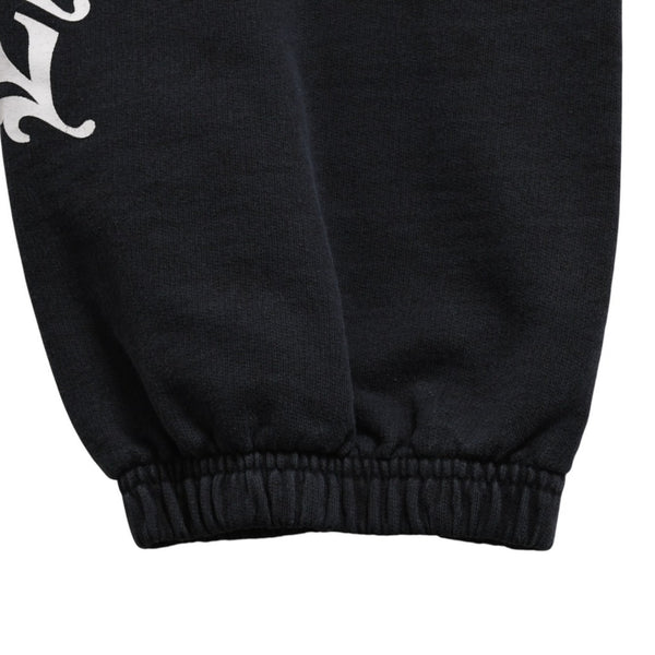 CHROME HEARTS Sweatpants Horseshoe Cotton Black White Size M Good Condition Used 4a003784