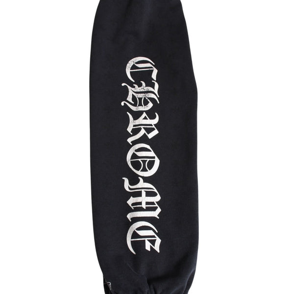 CHROME HEARTS Sweatpants Horseshoe Cotton Black White Size M Good Condition Used 4a003784