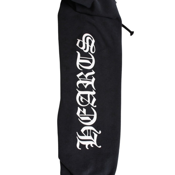 CHROME HEARTS Sweatpants Horseshoe Cotton Black White Size M Good Condition Used 4a003784