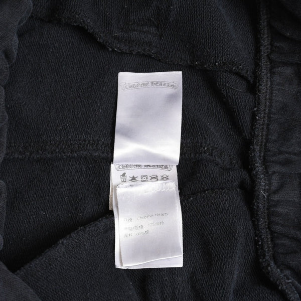 CHROME HEARTS Sweatpants Horseshoe Cotton Black White Size M Good Condition Used 4a003784