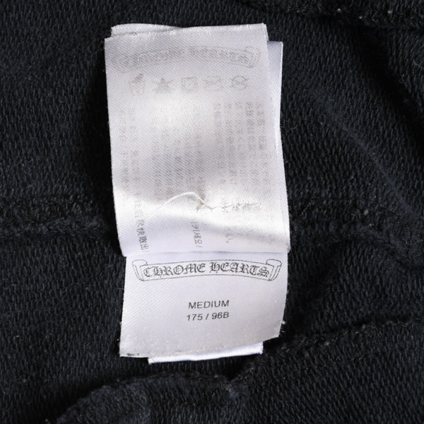 CHROME HEARTS Sweatpants Horseshoe Cotton Black White Size M Good Condition Used 4a003784