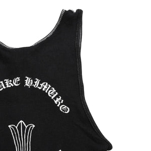 CHROME HEARTS CHROME HEARTS x Kyosuke Himuro Collaboration Tank Top Sleeveless 1998 Tour Limited CH Cross Scroll Label M Size Black Good Condition Used 4a004007