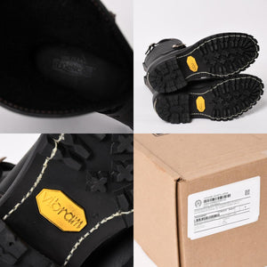 新品同様 CHROME HEARTS クロムハーツ WESCO BOSS ガンスリンガー レザーエンジニアブーツ BK7700100 カウハイドレザー シルバー925 8E(26.0) ブラック 中古 4a004017