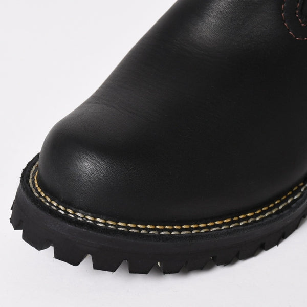 新品同様 CHROME HEARTS クロムハーツ WESCO BOSS ガンスリンガー レザーエンジニアブーツ BK7700100 カウハイドレザー シルバー925 8E(26.0) ブラック 中古 4a004017