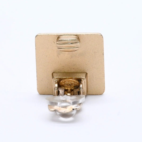 極美品 CHANEL シャネル ココマーク イヤリング 重量約9.13g 02A刻印 ターンロック ゴールド メッキ GP 両耳用 中古 4a003124