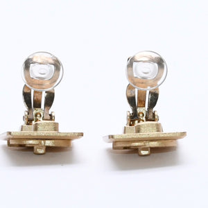 極美品 CHANEL シャネル ココマーク イヤリング 重量約9.13g 02A刻印 ターンロック ゴールド メッキ GP 両耳用 中古 4a003124