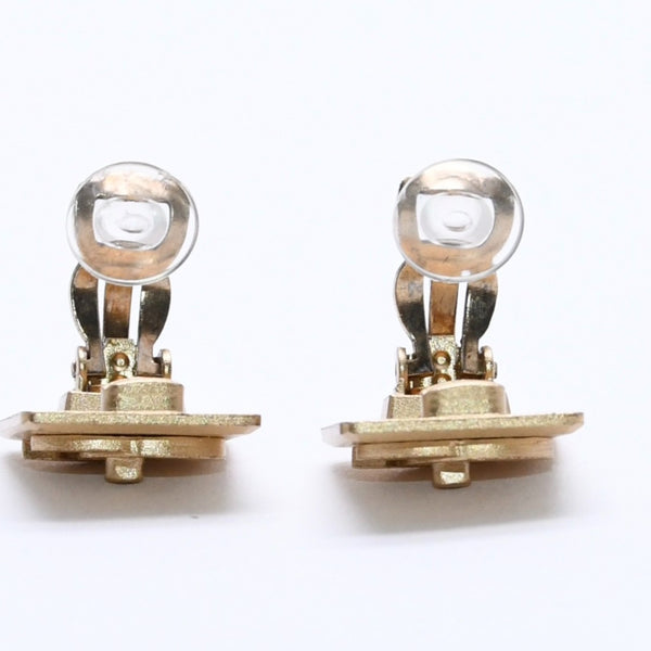 極美品 CHANEL シャネル ココマーク イヤリング 重量約9.13g 02A刻印 ターンロック ゴールド メッキ GP 両耳用 中古 4a003124