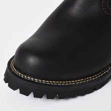 画像をギャラリービューアに読み込む, 新品同様 CHROME HEARTS クロムハーツ WESCO BOSS ガンスリンガー レザーエンジニアブーツ BK7700100 カウハイドレザー シルバー925 クロスボール ダガー スクロールラベル 8E(26.0) ブラック 中古 4a004017