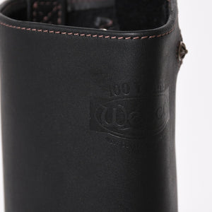 新品同様 CHROME HEARTS クロムハーツ WESCO BOSS ガンスリンガー レザーエンジニアブーツ BK7700100 カウハイドレザー シルバー925 8E(26.0) ブラック 中古 4a004017