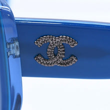 画像をギャラリービューアに読み込む, CHANEL シャネル サングラス アイウェア 5239-A c.1320/9S サイズ55□21 135 ココマーク ブルー 美品 中古 4a004029