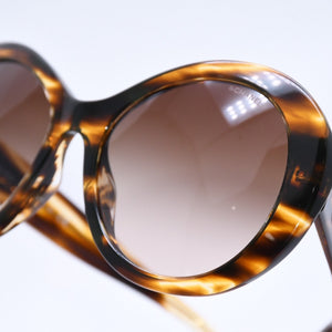 CHANEL シャネル サングラス アイウェア 5372-A c.1498/S5 サイズ56□19 140 ココマーク 鼈甲カラー 美品 中古 4a004030