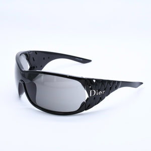 Very Good Condition Christian Dior DIOR RIBBON Sunglasses Eyewear D28M8 Size 110 Black Used 4a004140