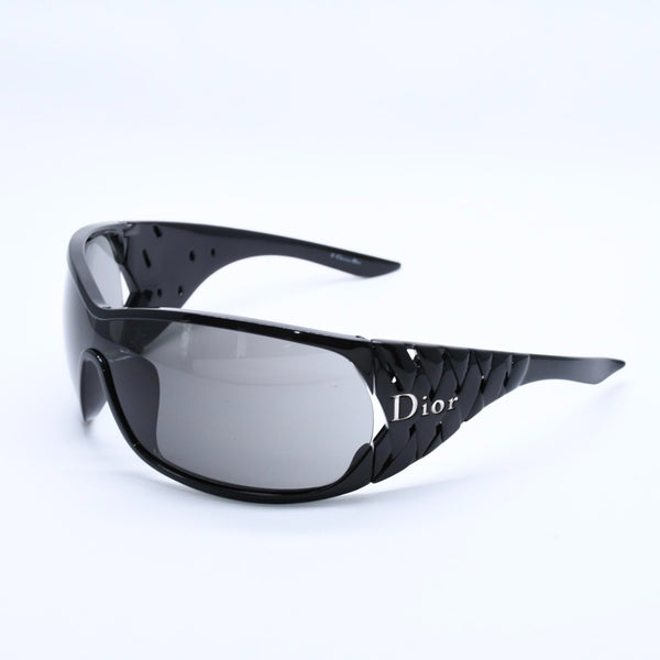 Very Good Condition Christian Dior DIOR RIBBON Sunglasses Eyewear D28M8 Size 110 Black Used 4a004140
