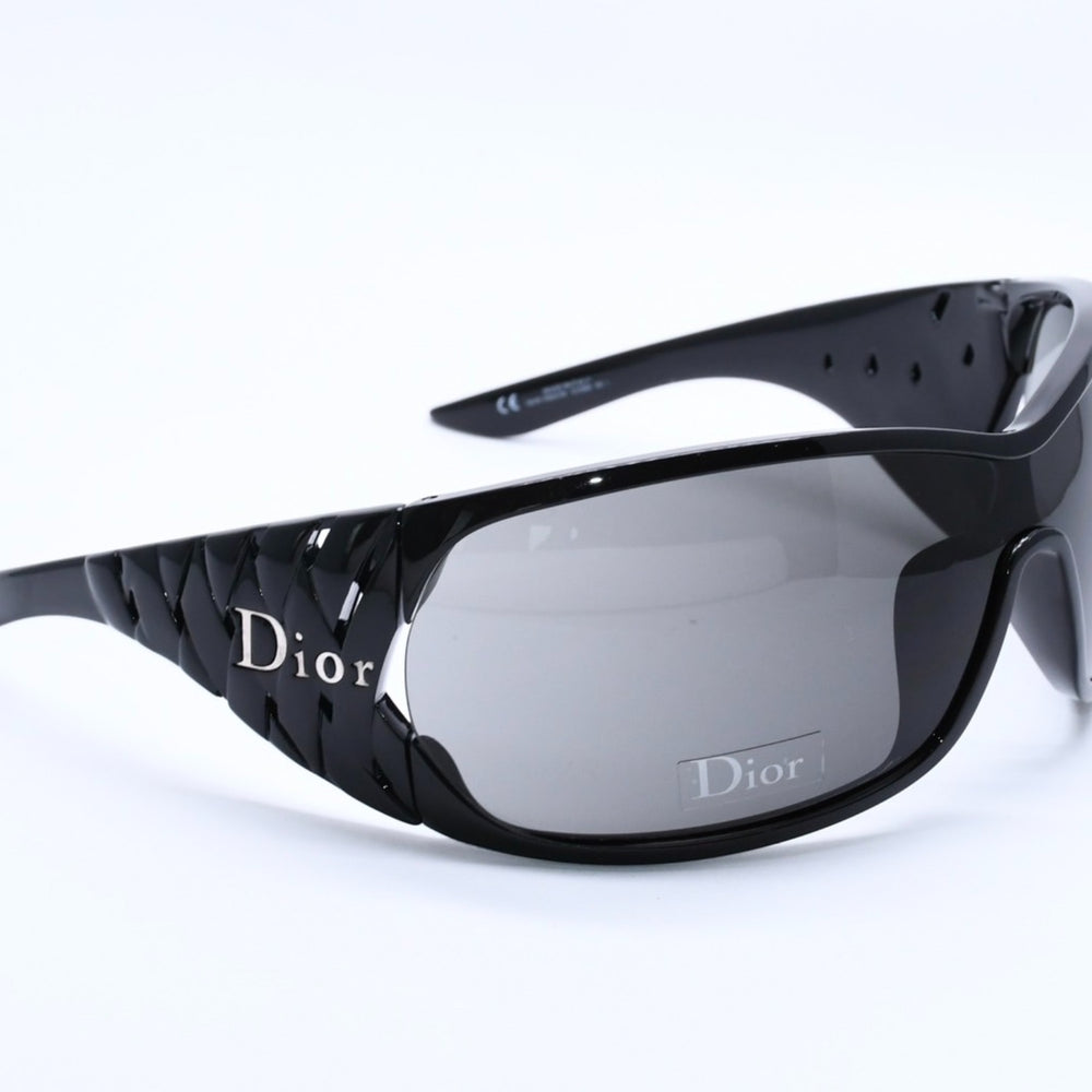 Very Good Condition Christian Dior DIOR RIBBON Sunglasses Eyewear D28M8 Size 110 Black Used 4a004140