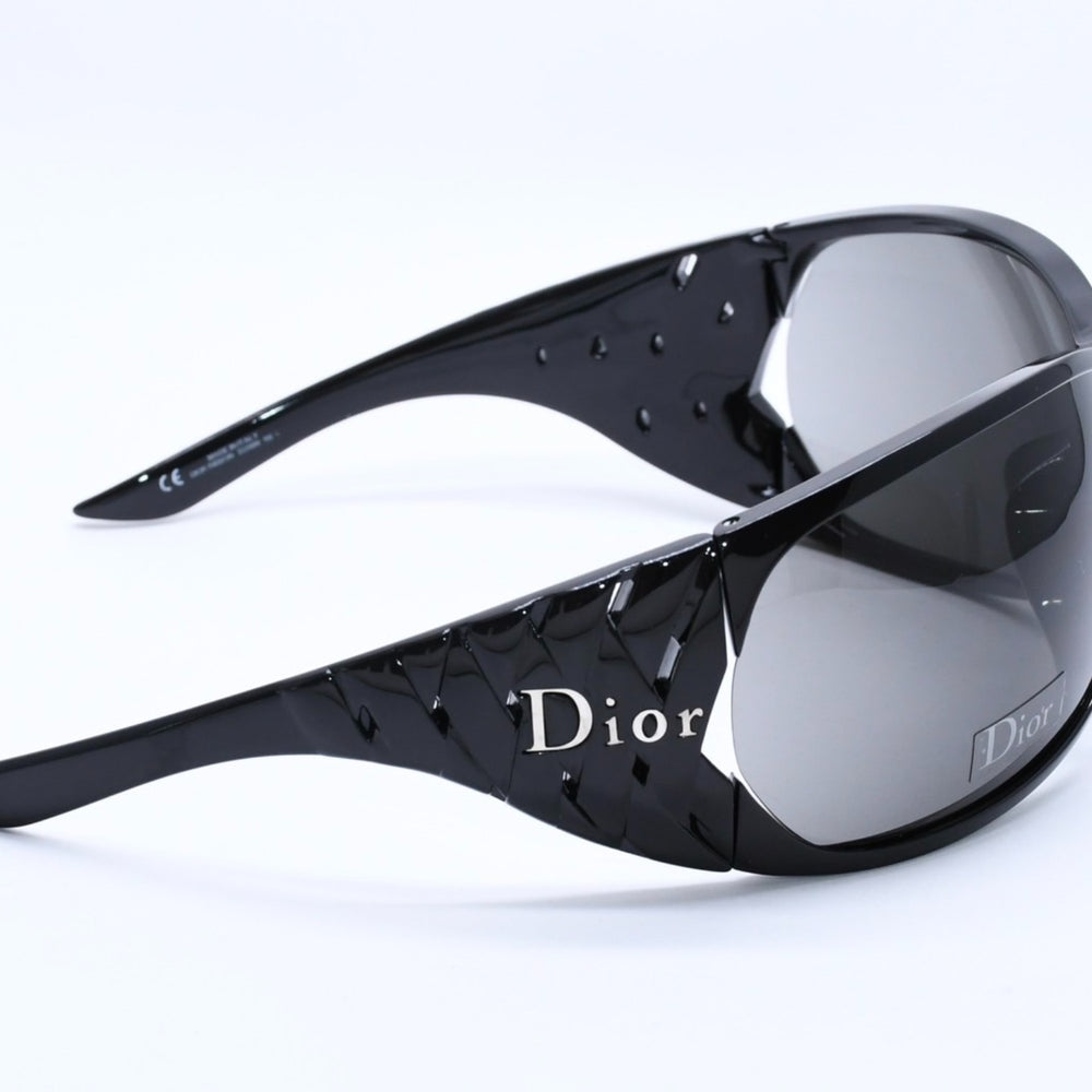 Very Good Condition Christian Dior DIOR RIBBON Sunglasses Eyewear D28M8 Size 110 Black Used 4a004140