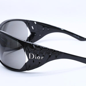Very Good Condition Christian Dior DIOR RIBBON Sunglasses Eyewear D28M8 Size 110 Black Used 4a004140